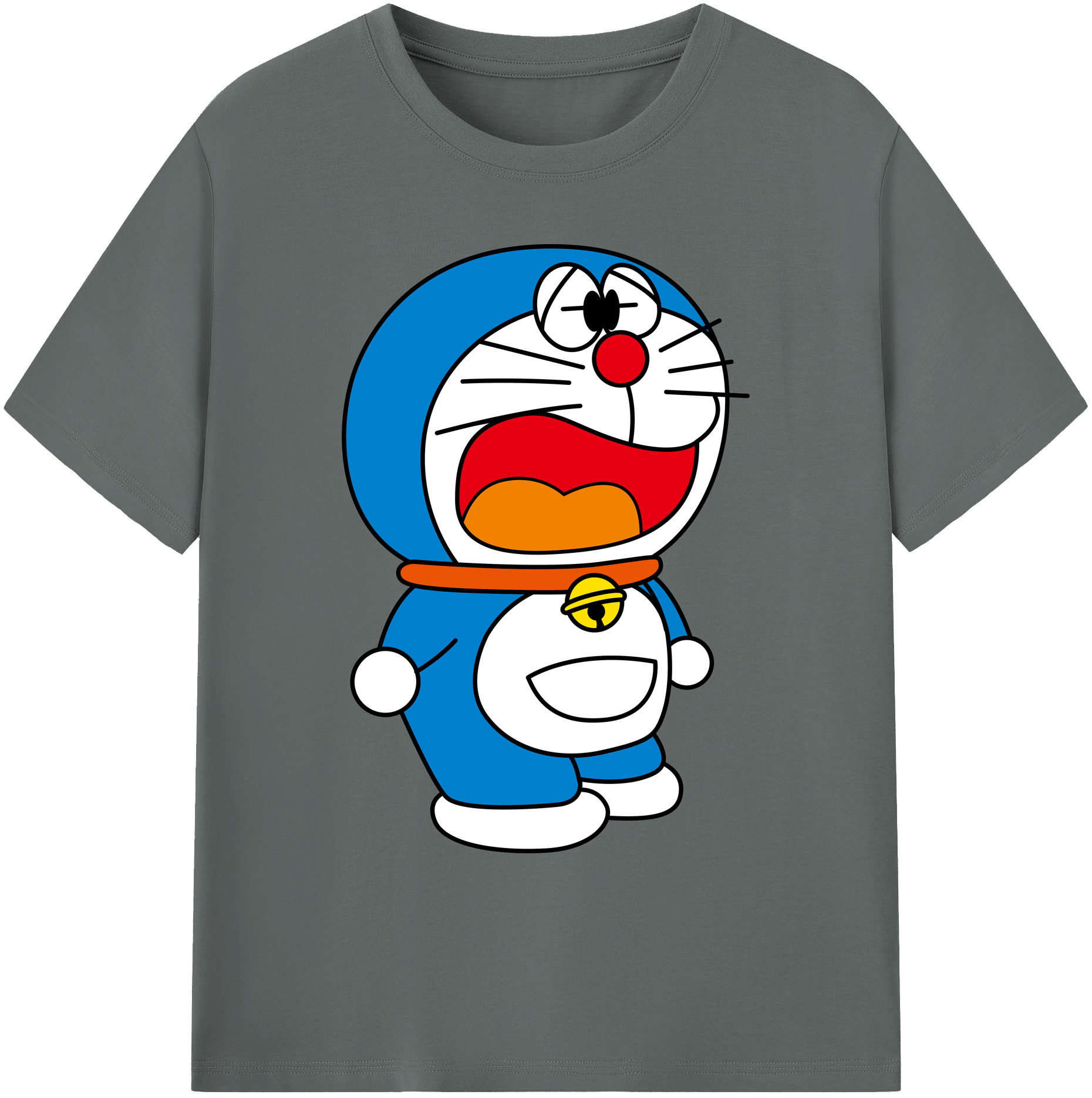 （画像用） ドラえもん Doraemon 綿100％ メンズ半袖Tシャツ｜肌触りやわらか＆通気性